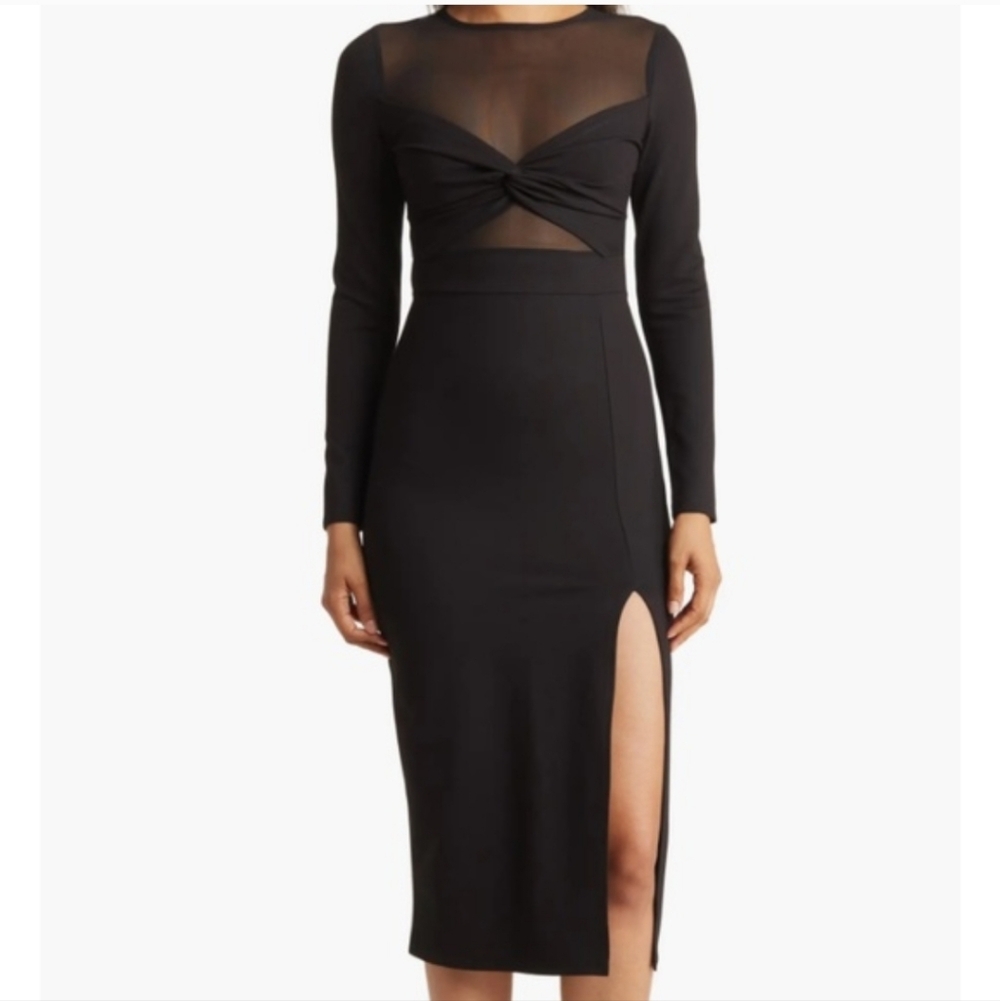 Love By Design Celia Illusion Mesh Dress